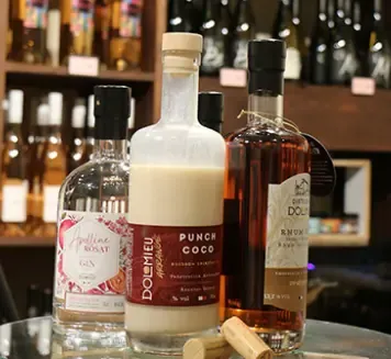 Punch Coco, Apolline Rosat et arrangé sur le comptoir