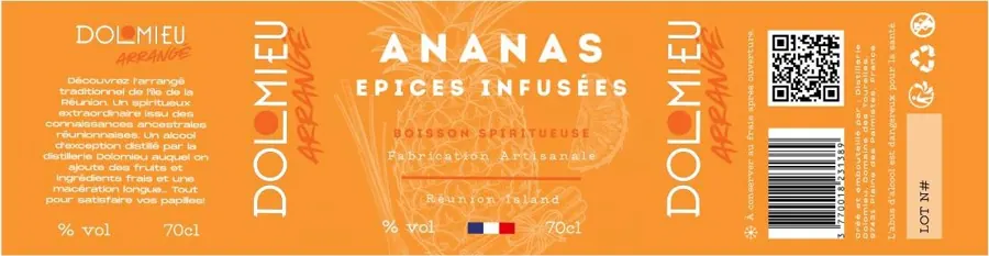 Étiquette Ananas Épices