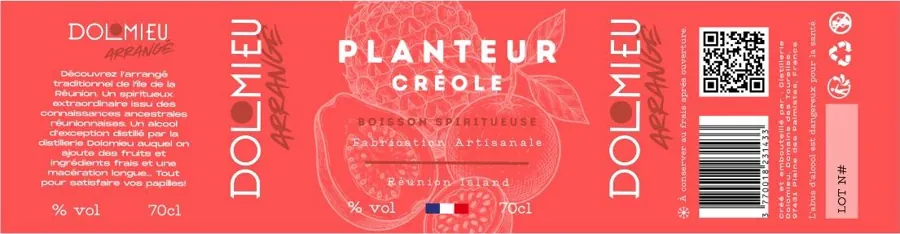 Étiquette Planteur Créole